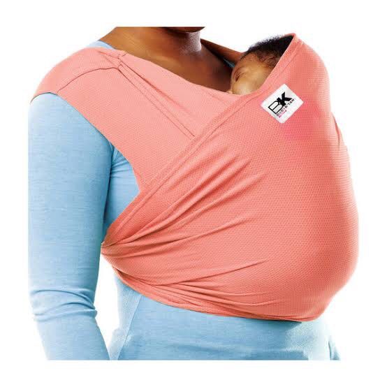 Baby K'Tan wrap carrier - Active (Category: Carriers & Slings) located in Cabiao. Submitted by MomAndBabyCorner (Listing ID 1245619126, Image 2). Description: Baby K'Tan Small with outer sash, convertible to pouch Like New with small dots as shown in pic PHP 1,400.