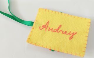 Bag tag for kids "Audrey"