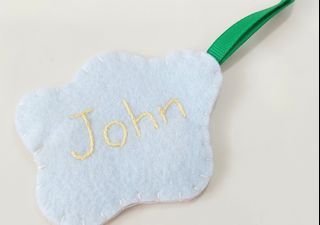 Bag tag for kids "John"
