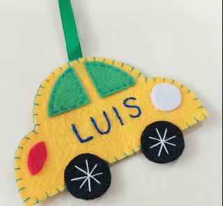Bag tag for kids  "Luis"