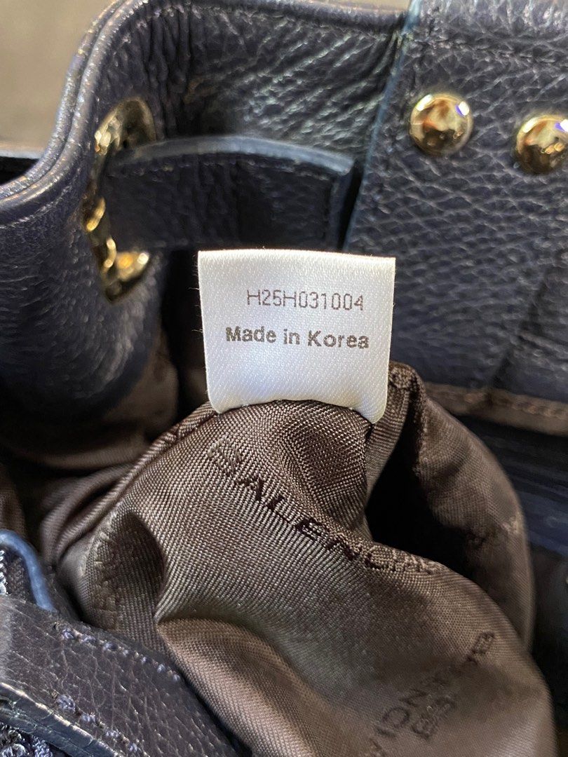 Balenciaga bag 2025 made in korea