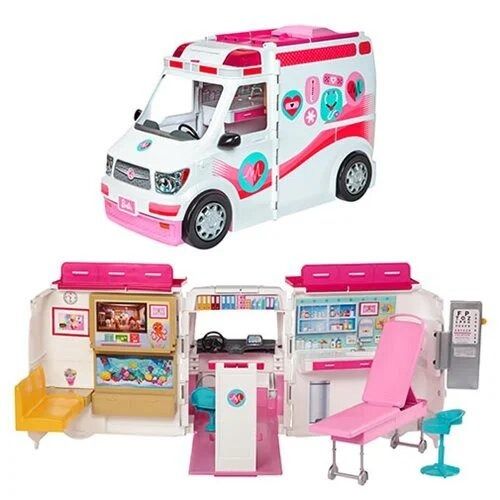 Barbie ambulance top 1 hot sale toys