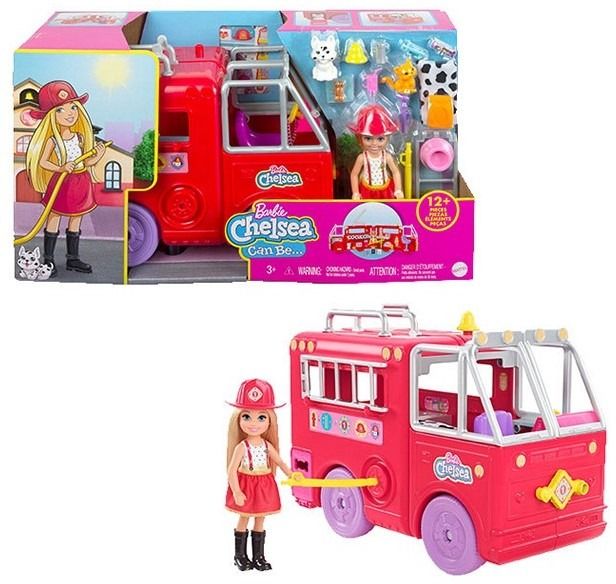 Barbie Chelsea Fire Truck Playset, Hobbies & Toys, Toys & Games on