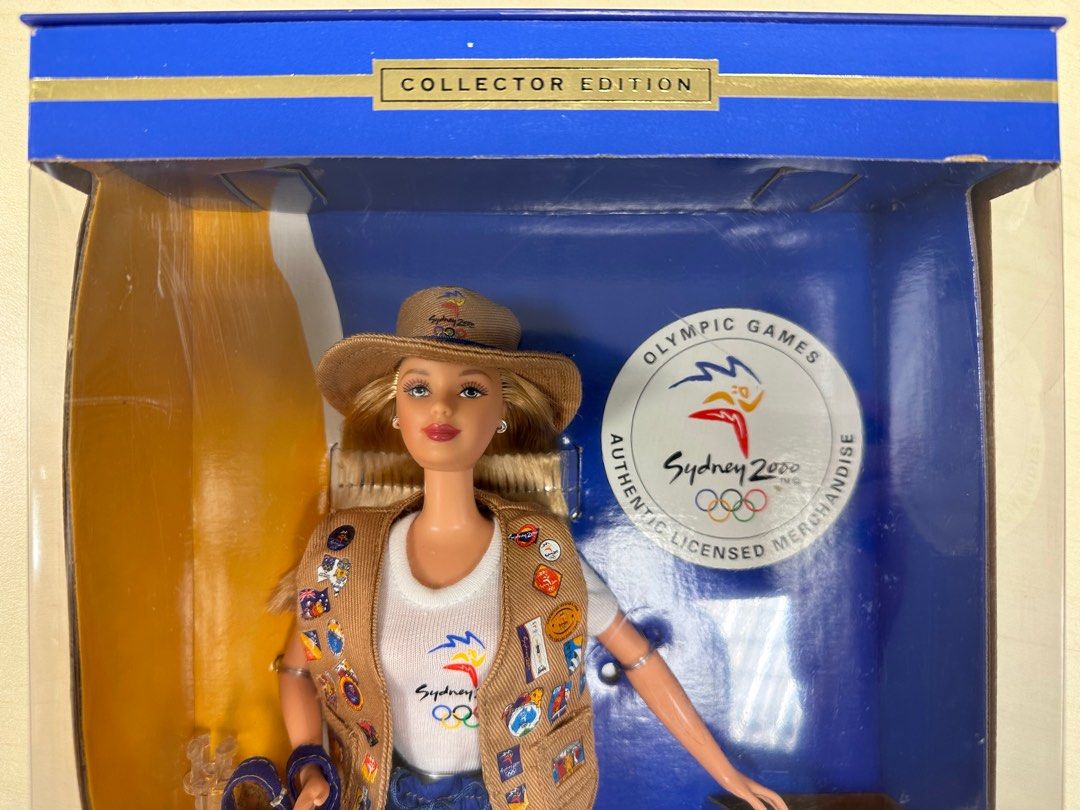 Barbie Doll Sydney 2000 Olympic Pin Collector, 興趣及遊戲, 玩具