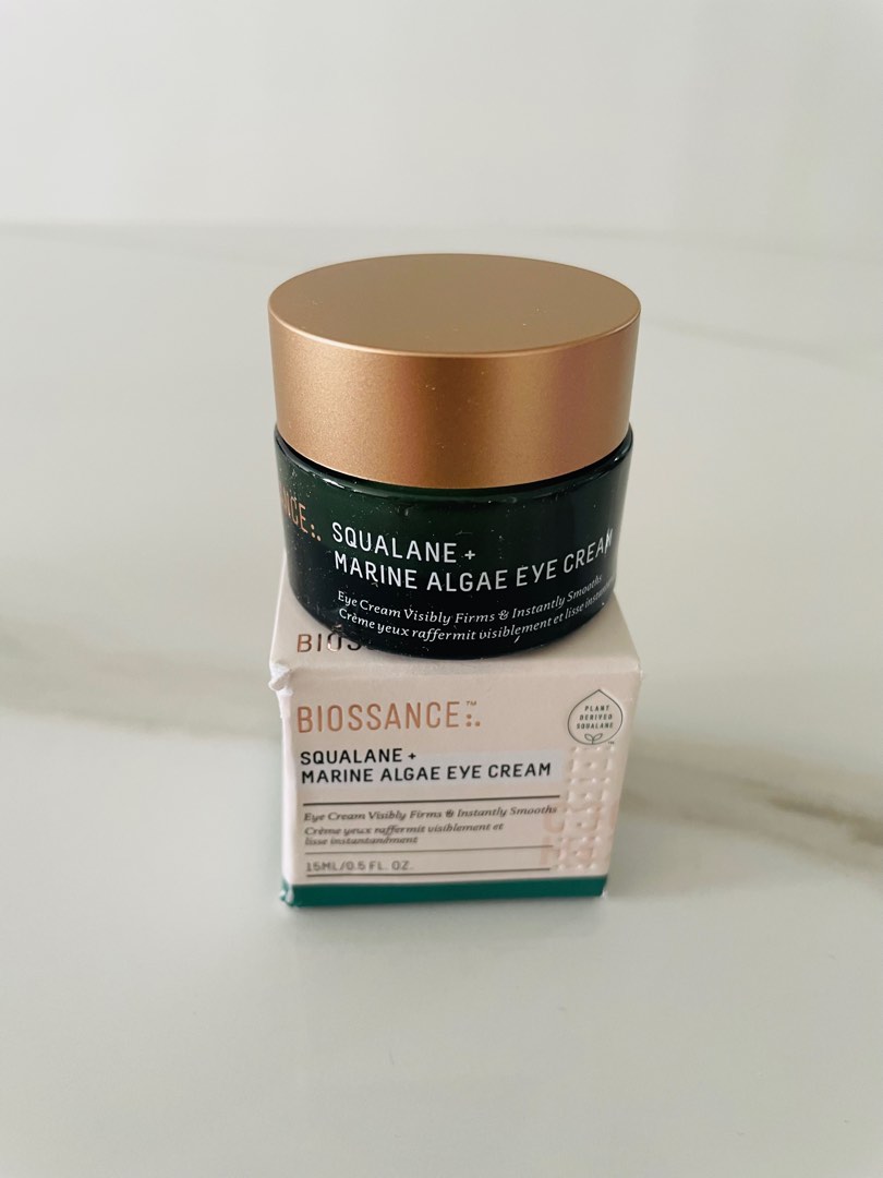 Biossance Squalane + Marine Algae Eye Cream 15Ml, Beauty & Personal Care,  Face, Face Care On Carousell