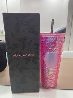 Black pink x Starbucks 24oz Tumbler (cold beverage only with straw)