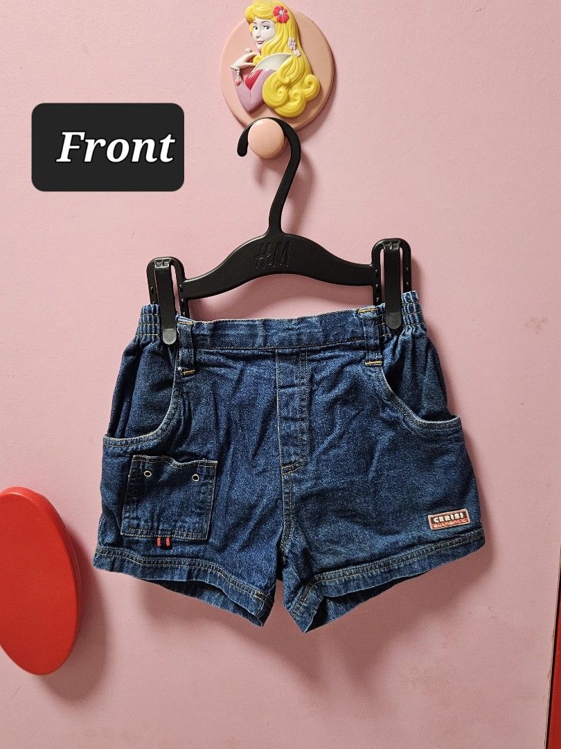 Girls blue jean shorts cheap