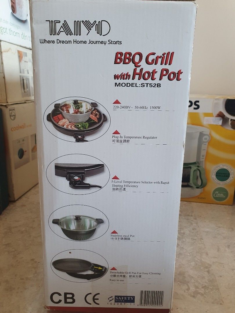 BNIB Taiyo BBQ grill & hotpot, TV & Home Appliances, Kitchen Appliances