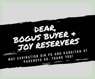 Bogus Buyers & Joy Reservers will be blocked. Thank You.