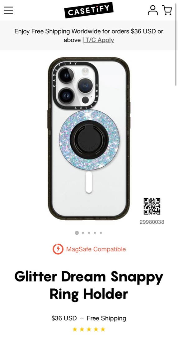 Casetify ring holder on sale