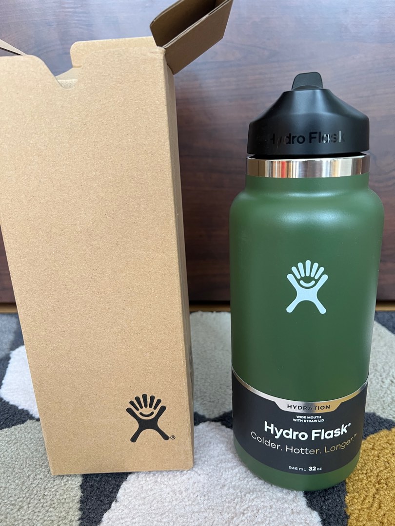 Brand new Large HydroFlask 32 Oz in Olive Furniture Home