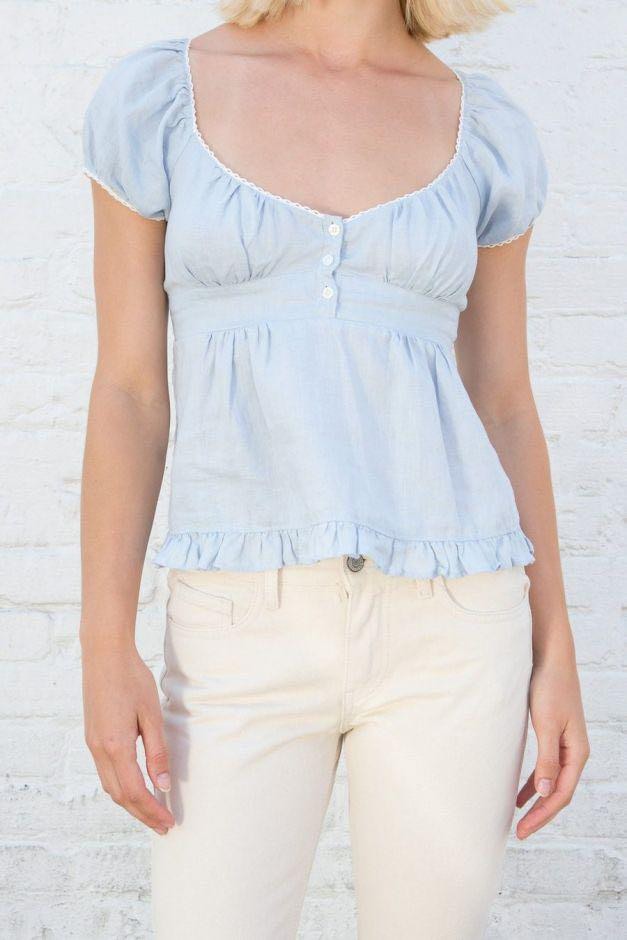 Brandy Melville Blair Top, Women's Fashion, Tops, Shirts on Carousell