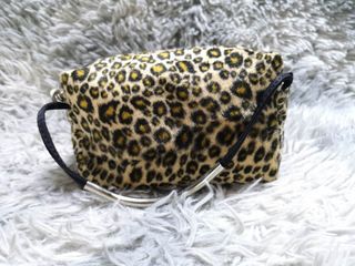 Brown Leopard Hand Bag