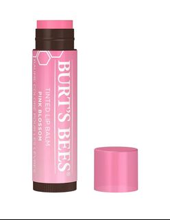 全新 burt's bee pink blossom 櫻花色 有色潤唇膏64189152315777110
