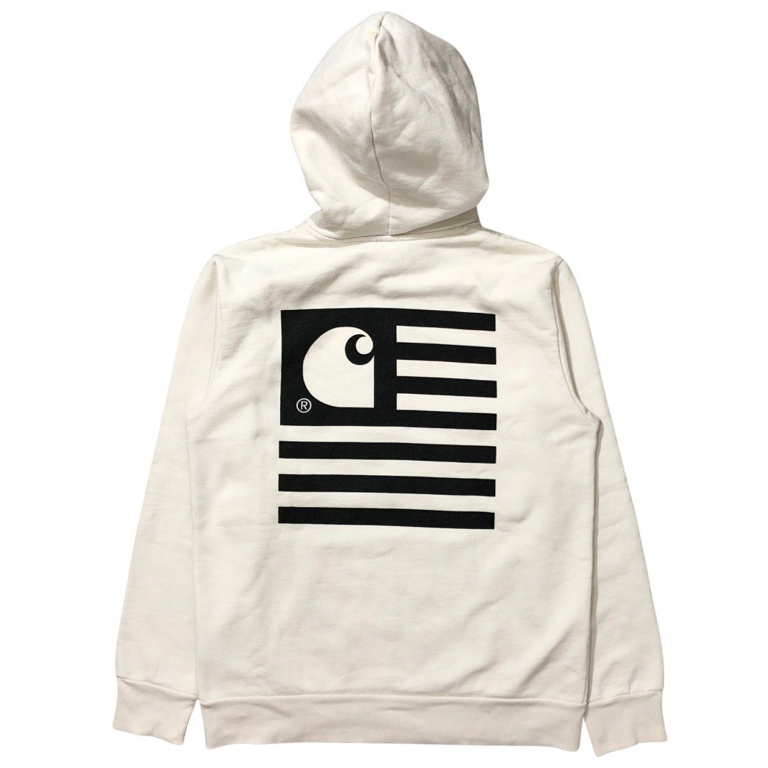 CARHARTT STATE FLAG HOODIE WHITE