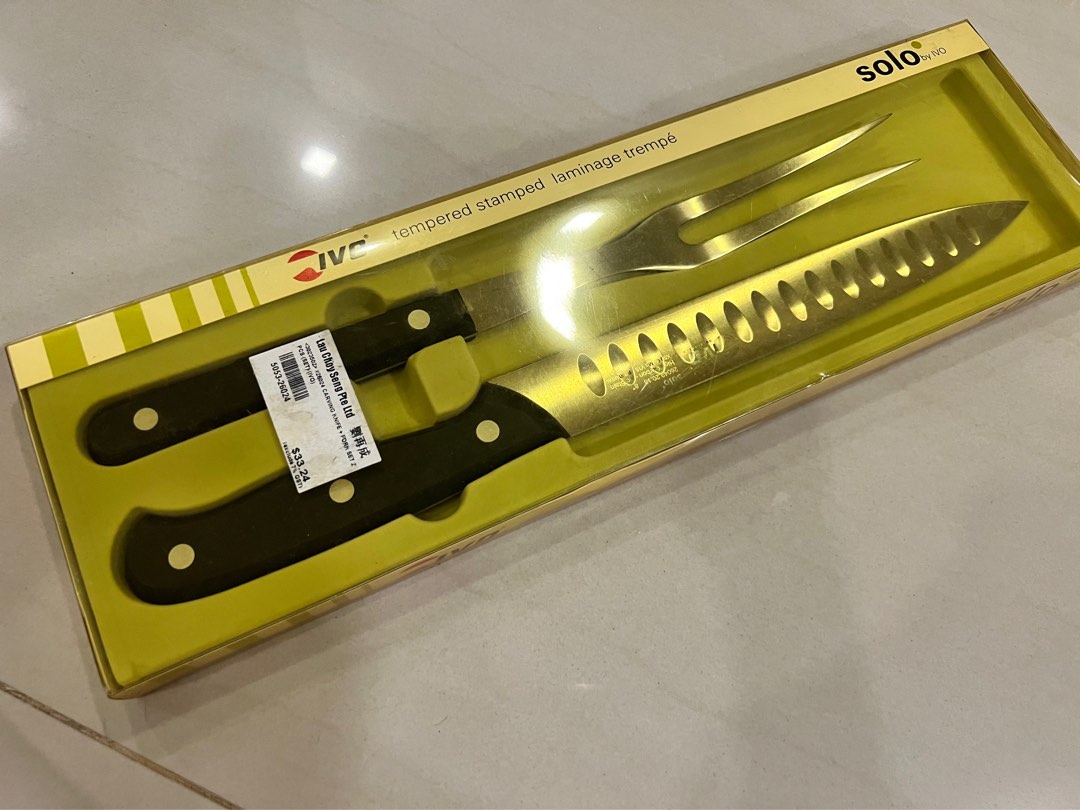Carving knife set, Furniture & Home Living, Kitchenware & Tableware
