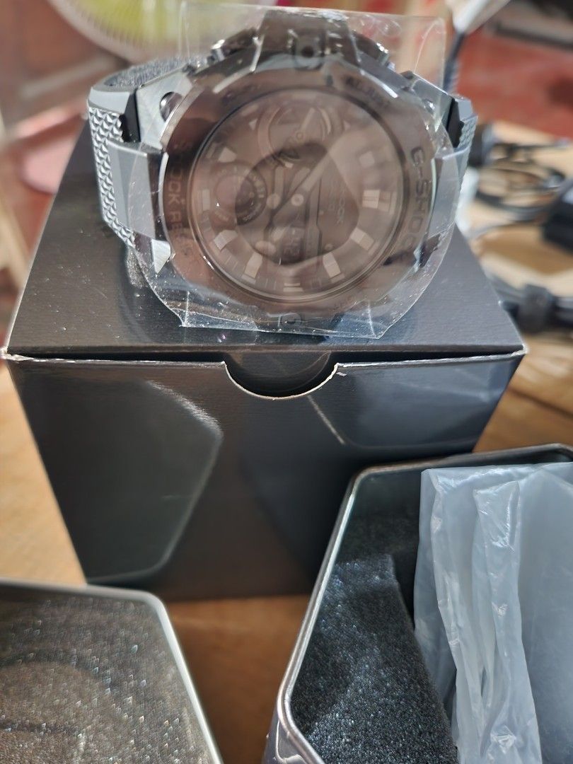 Casio Gshock gsteel GSTB400BB (Category: Men's Watches) located in Tuguegarao City. Submitted by longdrive21 (Listing ID 1245681099, Image 3). Description: selling a brand new in box, gshock gsteel gstb400bb. complete, comes with tin can, box, papers and store warranty. bought at casio store for authenticity and warranty. price is firm..