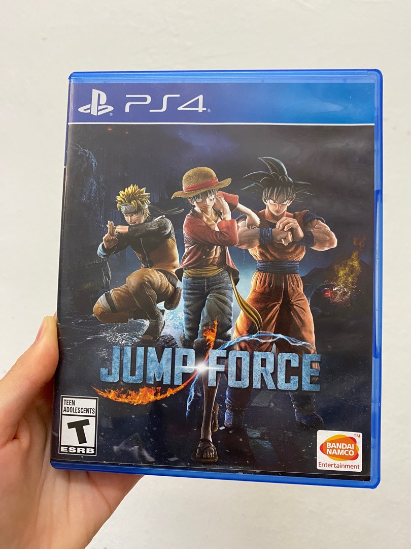 Cd game ps4 JUMP FORCE used Video Gaming Video Games
