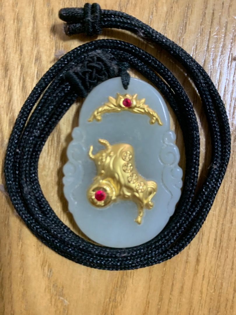 Chinese zodiac jade discount necklace