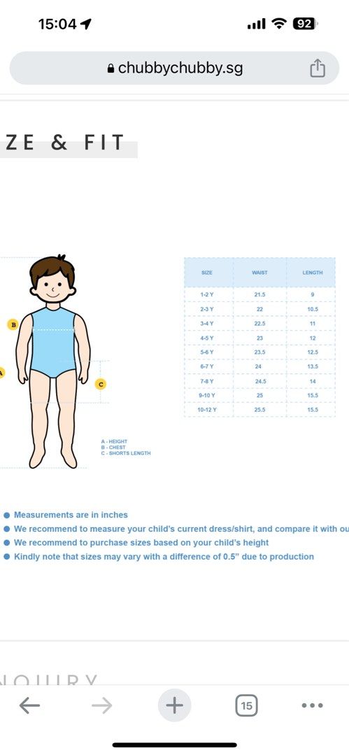 Chubby chubby Bermuda shorts size 5 6Y Babies Kids Babies