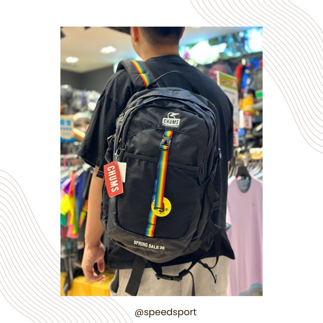 Chums Spring Dale 25 backpack, 男裝, 袋, 背包- Carousell