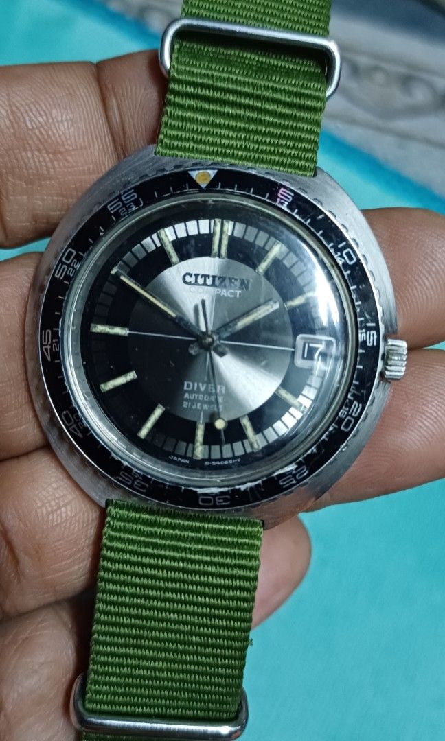 Citizen diver vintage watch, Men's Fashion, Watches & Accessories ...