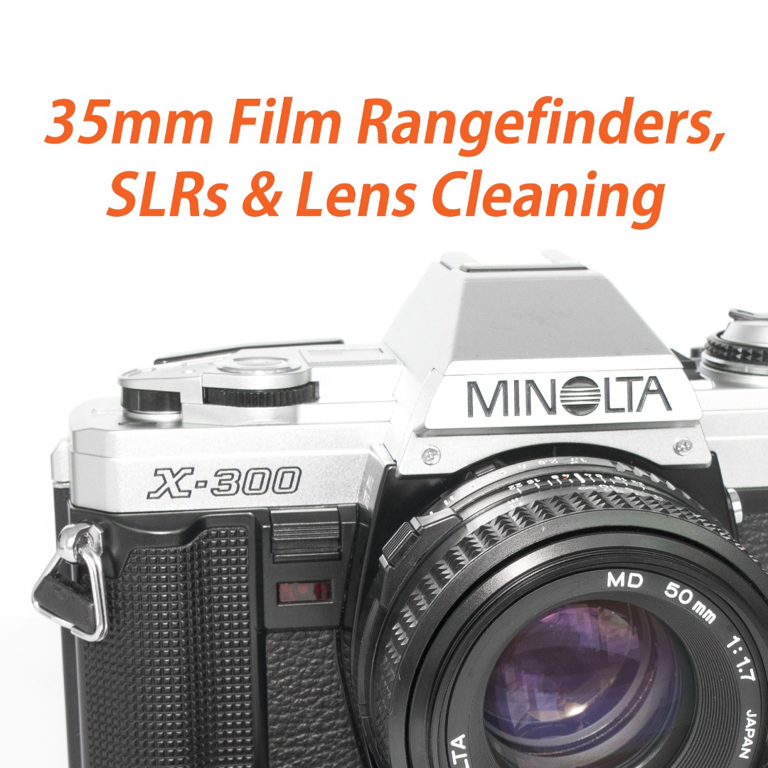 Cleaning for 35mm Film Cameras, SLR, Rangefinder & Lenses, Photography