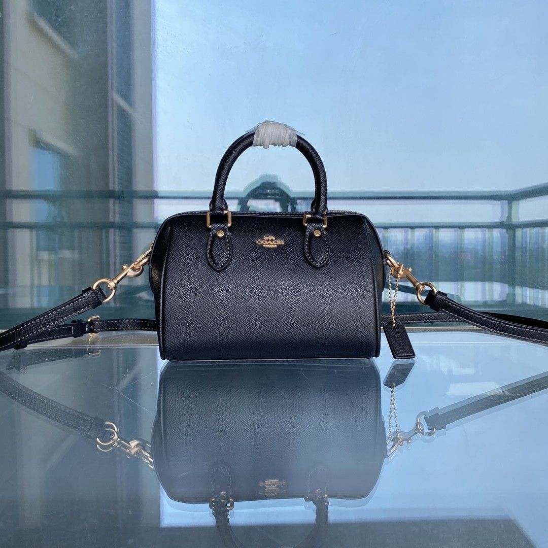 Coach Mini Rowan Crossbody Bag Black, Luxury, Bags & Wallets on Carousell