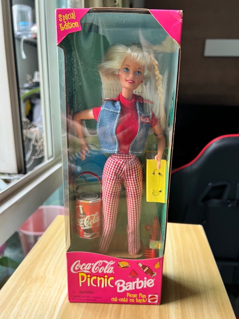 Barbie coca cola picnic special edition doll 1997 sales