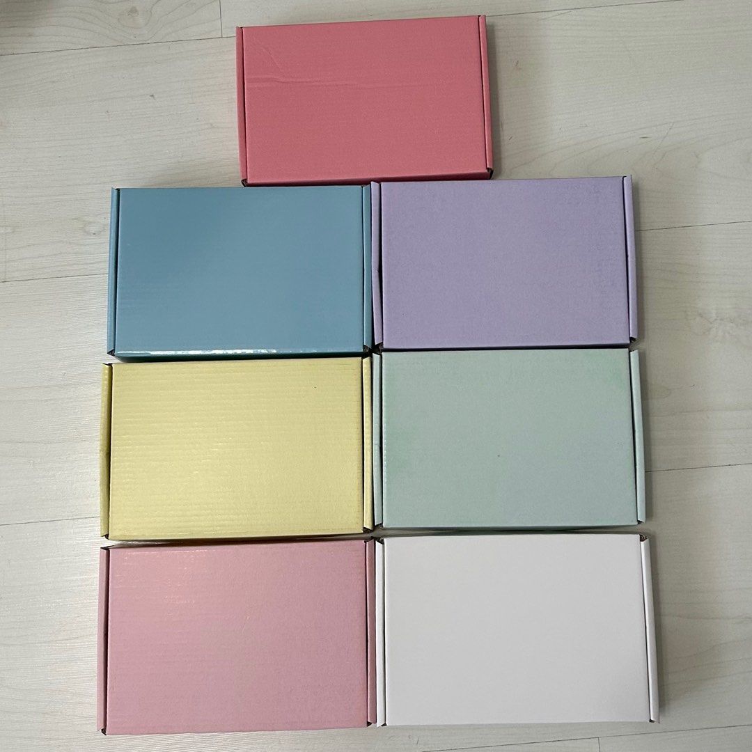 coloured kraft box, Hobbies & Toys, Stationery & Craft, Other ...