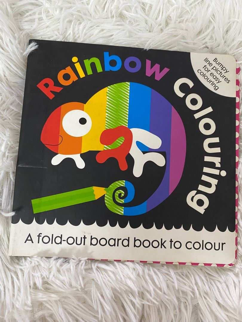 colouring Fold Out Book, Hobbies & Toys, Books & Magazines, Children's Books on Carousell