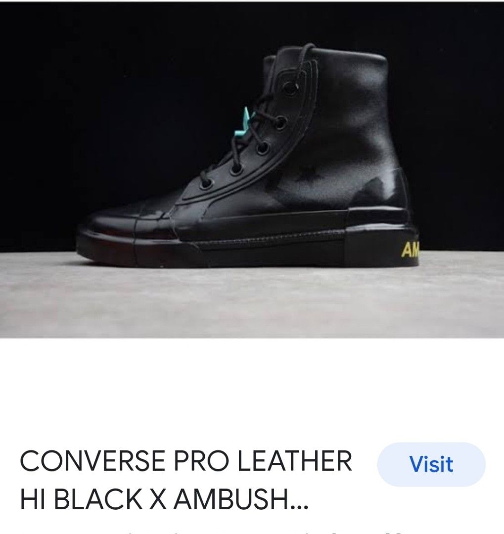 Converse x ambush store pro leather hi black