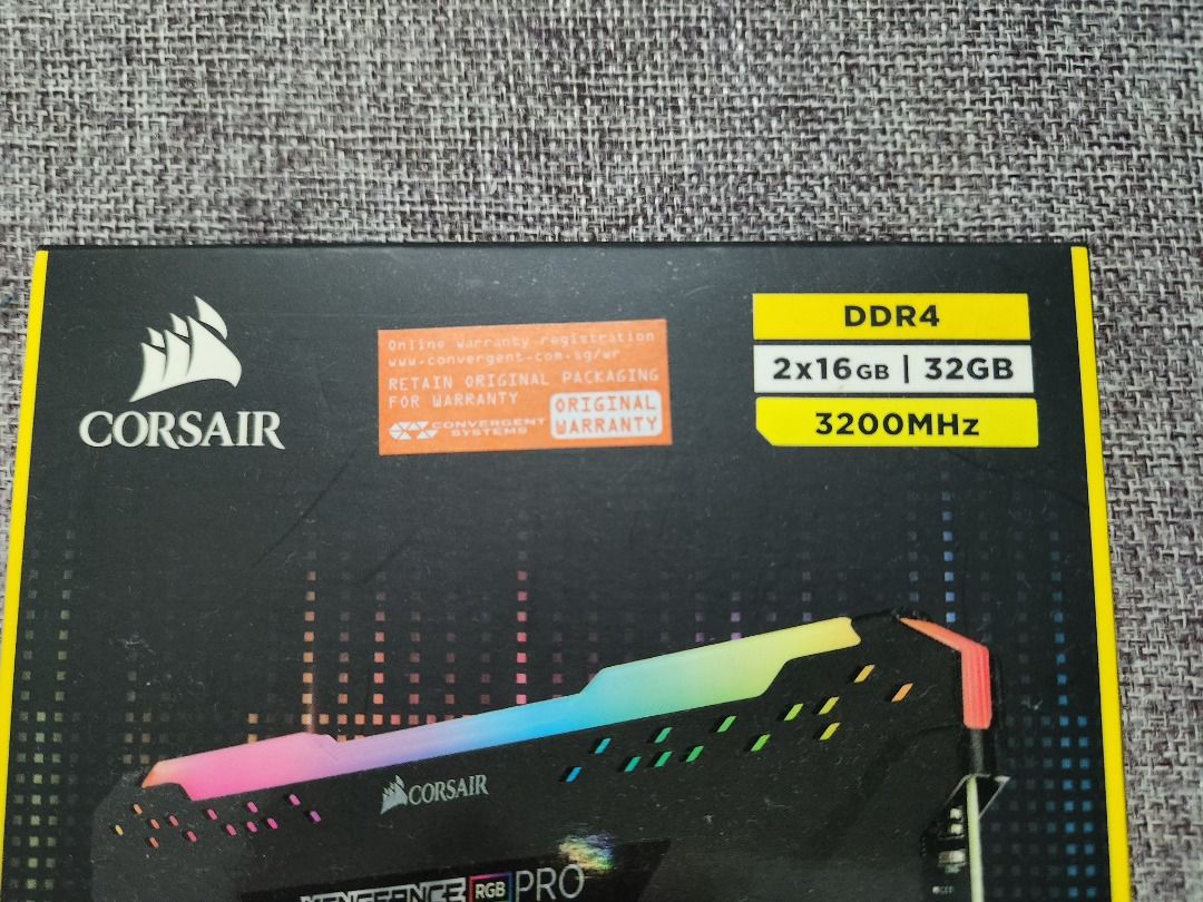 Corsair Vengeance RGB PRO on (black), 3200MHz Memory (2 Tech, & Ram Accessories, 16GB) Parts DDR4 & 32GB C16 Desktop x Computer Parts Carousell Computers