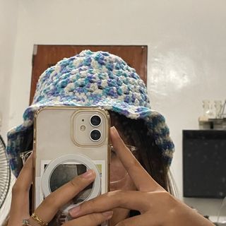 Crochet Granny Stitch Bucket Hat (available in diff colors)
