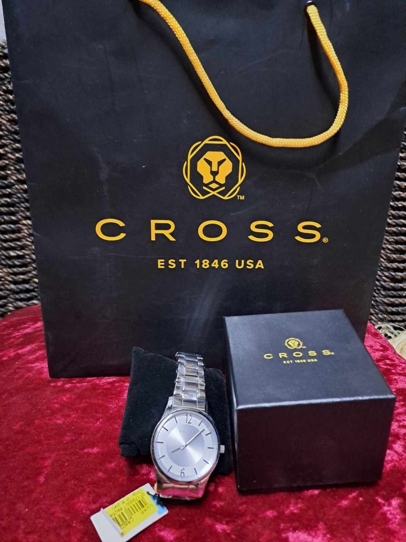 CROSS Analog White Dial Men s Watch CR8031 22 Luxury Watches