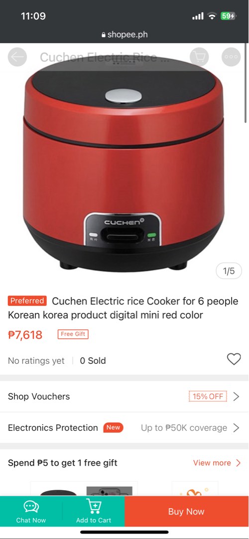 Cuchen rice cooker on Carousell