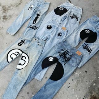 Custom jeans stussy