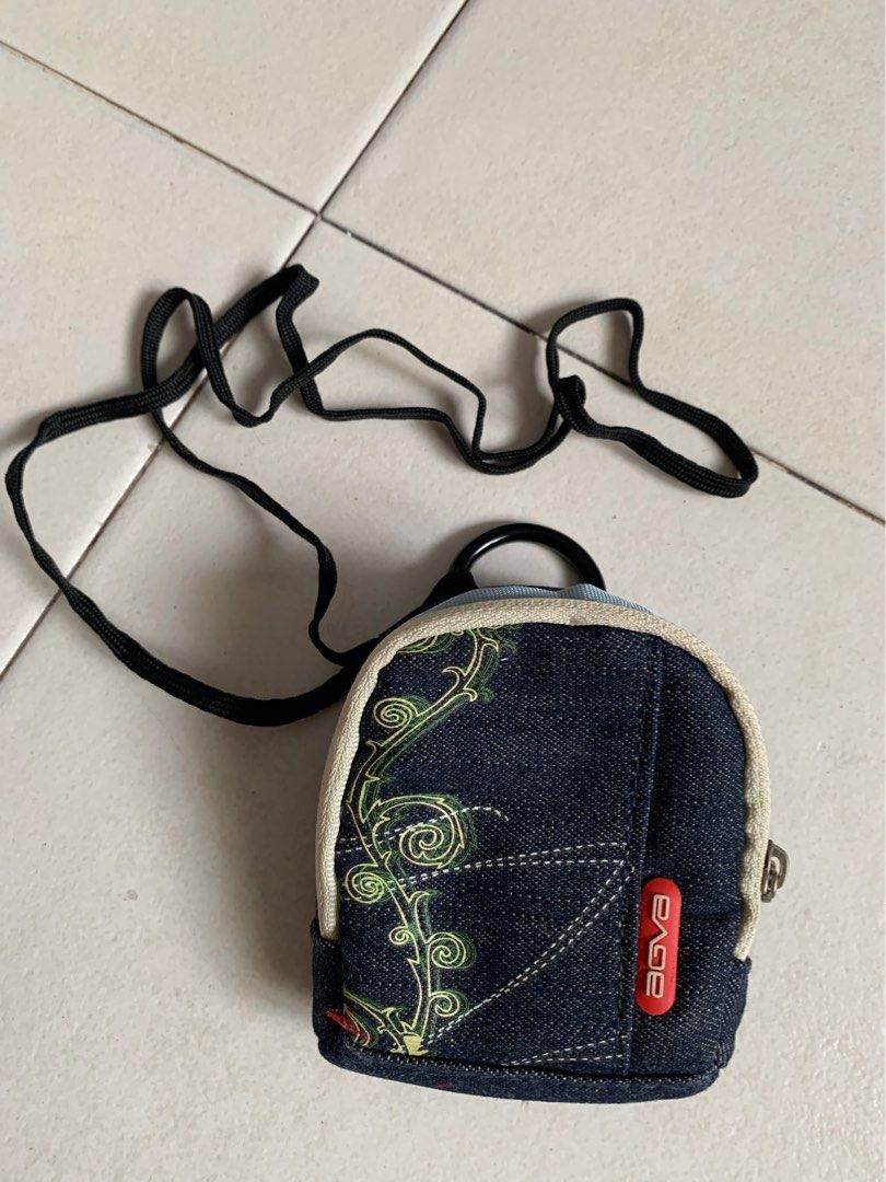Denim cushion pouch with sling, Women's Fashion, Bags  Wallets, Purses   Pouches on Carousell