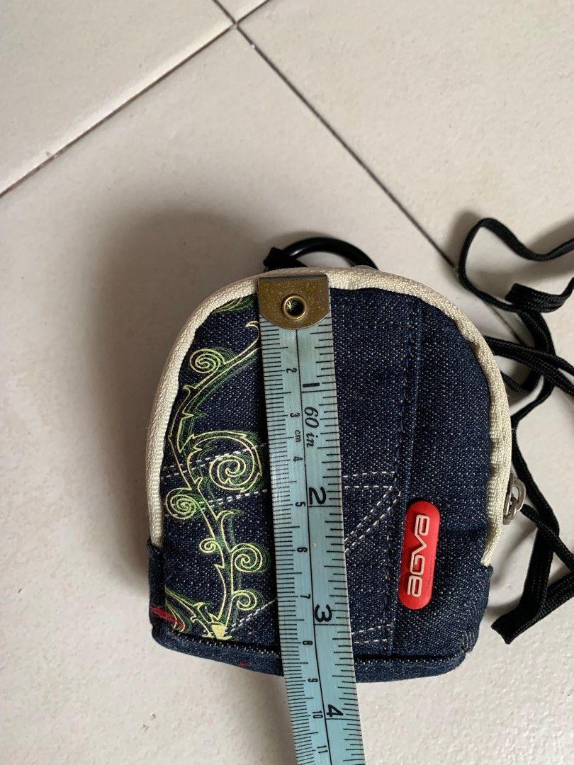 Denim cushion pouch with sling, Women's Fashion, Bags  Wallets, Purses   Pouches on Carousell
