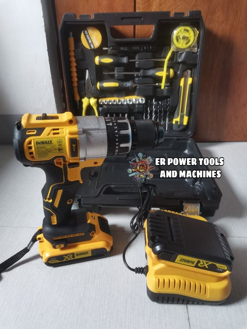 DeWalt Cordless Hammer Drill 36V, Commercial & Industrial, Construction