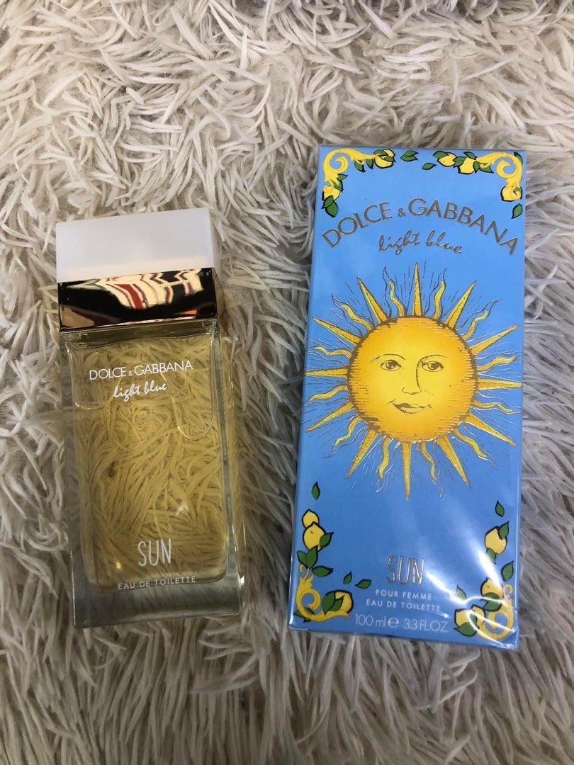 Dolce and gabbana store light blue sun women