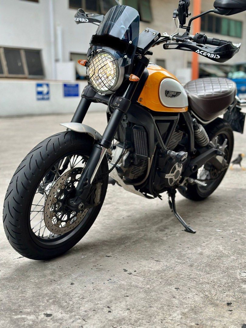 DUCATI Scrambler 800 Classic 2015-2016 Griffe Urlo RIZOMA GR222A Silber - View #11