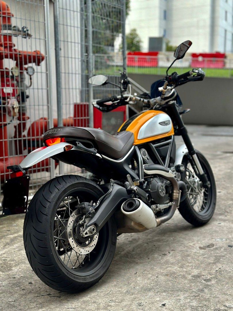 DUCATI Scrambler 800 Classic 2015-2016 Griffe Urlo RIZOMA GR222A Silber