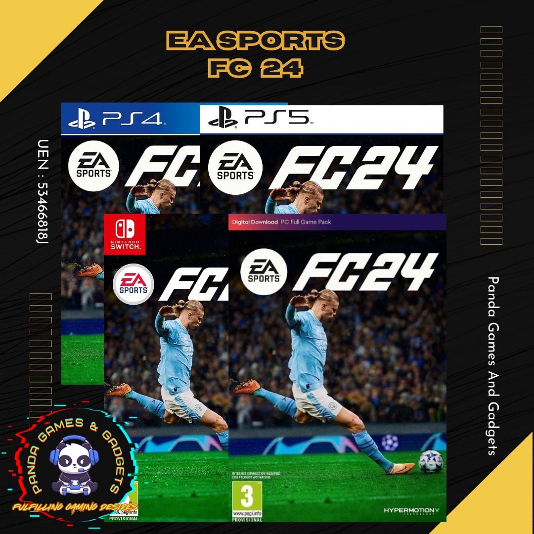 EA SPORTS FC24 [PS4/PS5/SWITCH/PC], Video Gaming, Video Games, Nintendo on  Carousell