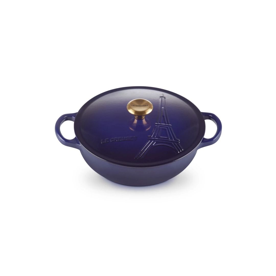 9 Pie Dish Eiffel Tower Collection (Indigo Blue)