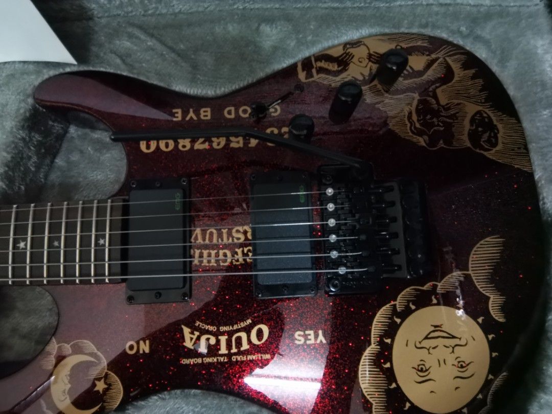 未使用品 ESP KH-2 SPARKLE OUIJA LIMITED EDITION Red Sparkle 26/30