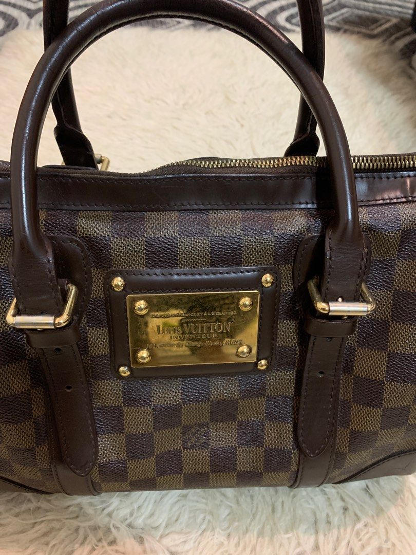 Louis vuitton handbag with cheap gold plate