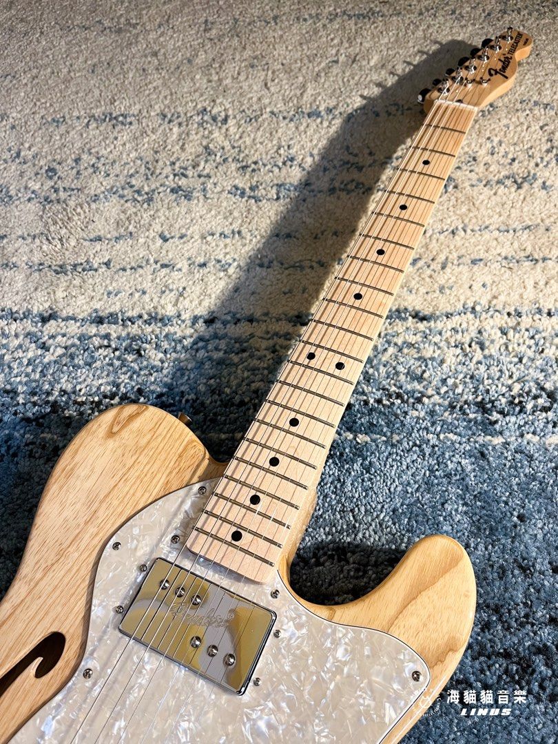 《超美木紋》Fender Made in Japan Traditional ‘70s Telecaster Thinline Natural日廠電吉他