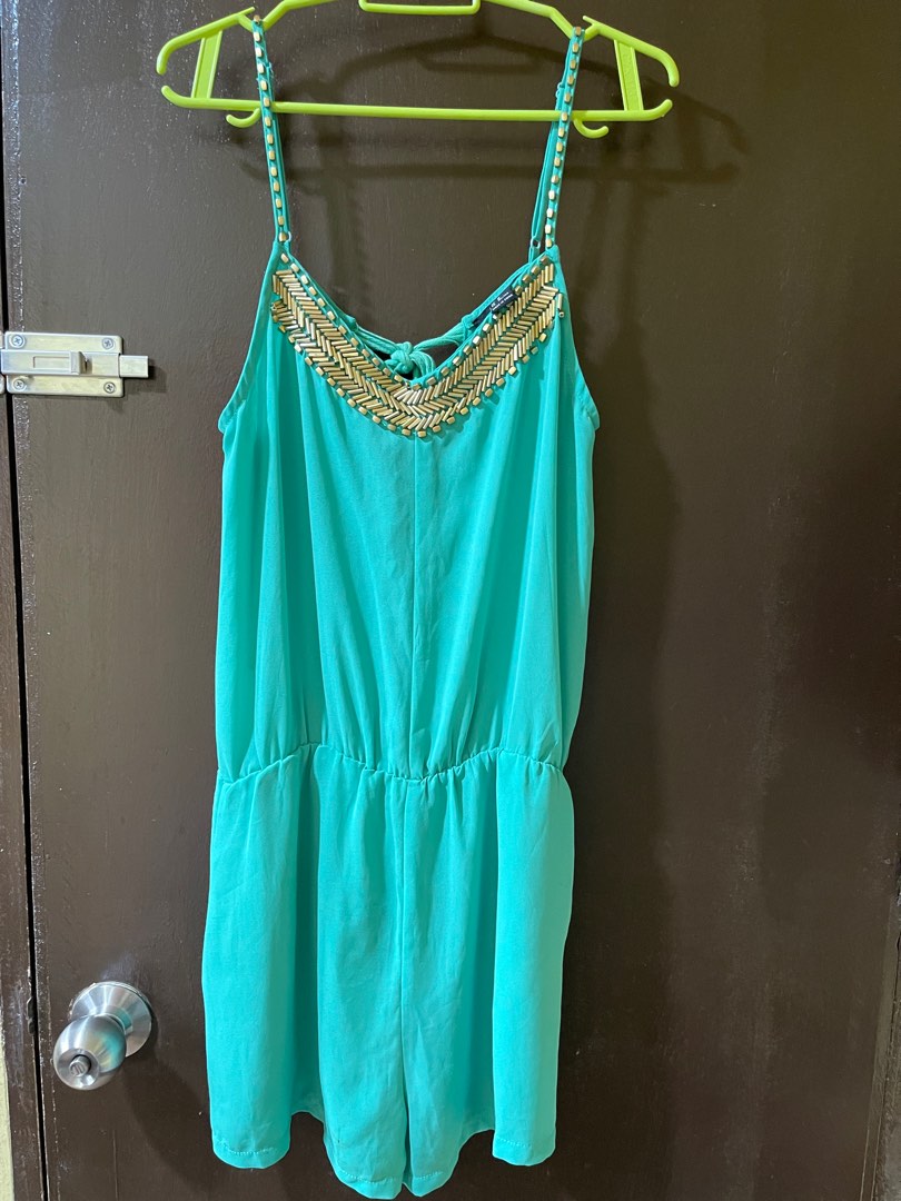 Forever 21 mint green romper