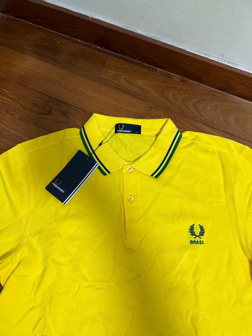 Fred Perry Brazil polo in yellow